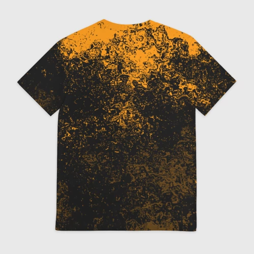 Мужская футболка 3D Quake краски брызги оранжевый - фото 2