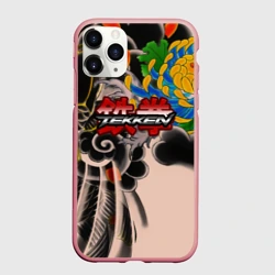 Чехол для iPhone 11 Pro матовый Tekken tatoo japan