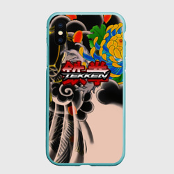 Чехол для iPhone XS Max матовый Tekken tatoo japan