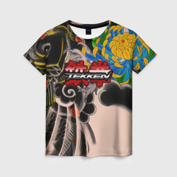 Женская футболка 3D Tekken tatoo japan