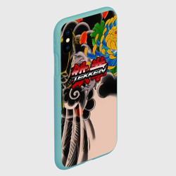 Чехол для iPhone XS Max матовый Tekken tatoo japan - фото 2