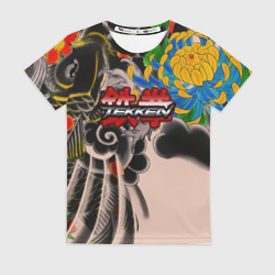 Женская футболка 3D Tekken tatoo japan