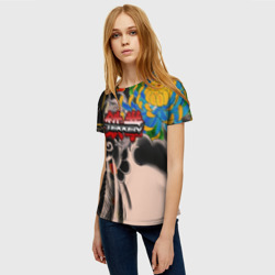 Женская футболка 3D Tekken tatoo japan - фото 2