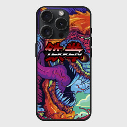 Чехол силиконовый для Apple iPhone 15 Pro матовый Tekken hyper beast