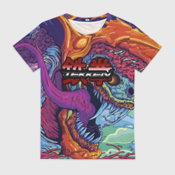 Женская футболка 3D Tekken hyper beast