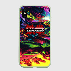 Чехол для iPhone XS Max матовый Tekken hyper monster steel