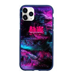 Чехол для iPhone 11 Pro Max матовый Tekken neon colors