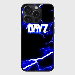 Чехол силиконовый для Apple iPhone 15 Pro матовый DayZ storm steel