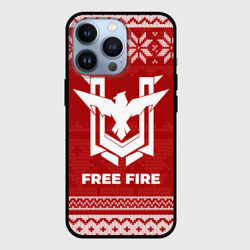 Чехол для iPhone 13 Pro Новогодний Free Fire