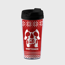 Термокружка-непроливайка Новогодний Deftones
