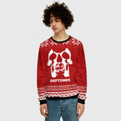 Мужской свитшот 3D Новогодний Deftones - фото 2