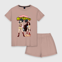 Женская пижама с шортиками хлопок Моя геройская академия Момо