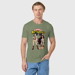 Мужская футболка хлопок Моя геройская академия Момо - фото 2