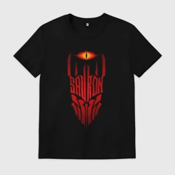 Мужская футболка хлопок Властелин колец - Око Саурона