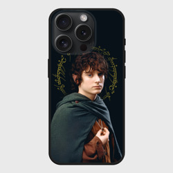 Чехол силиконовый для Apple iPhone 15 Pro матовый Фродо - Властелин колец