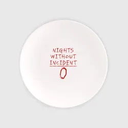 Тарелка Nights without incident 0