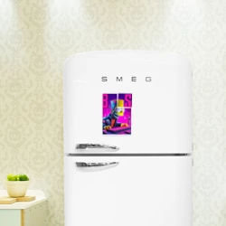 Магнитный плакат 2Х3 Bart Simpson - cyber gamer - фото 2