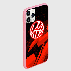 Чехол для iPhone 11 Pro Max матовый Stray kids - красная абстракция - фото 2