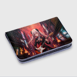 Картхолдер с принтом Девочка с электрогитарой аниме