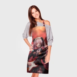 Фартук 3D Девочка с электрогитарой аниме - фото 2