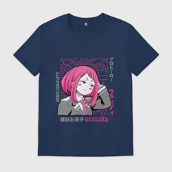 Мужская футболка хлопок Моя геройская академия герой Uraraka