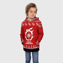 Детская толстовка 3D Новогодний Final Fantasy с оленями - фото 2