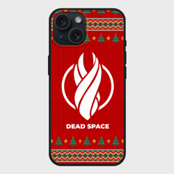 Чехол силиконовый для Apple iPhone 15 матовый Dead Space new year