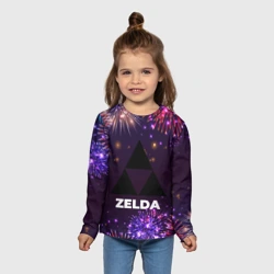 Детский лонгслив 3D Праздничный Zelda - фото 2