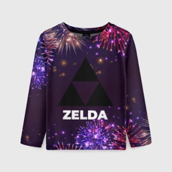 Детский лонгслив 3D Праздничный Zelda