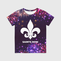 Детская футболка 3D Праздничный Saints Row