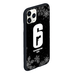 Чехол для iPhone 11 Pro Max матовый Снежный Rainbow Six - фото 2