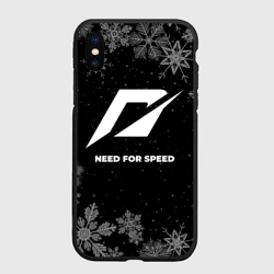 Чехол для iPhone XS Max матовый Снежный Need for Speed
