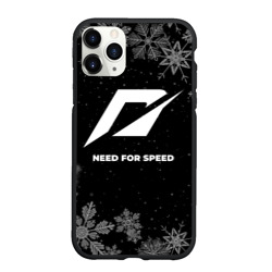 Чехол для iPhone 11 Pro Max матовый Снежный Need for Speed