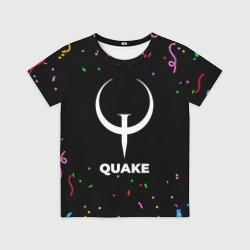 Детская футболка 3D Quake конфети