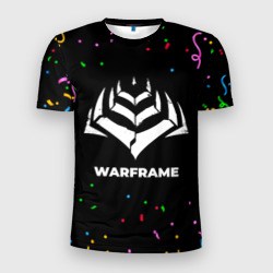 Мужская футболка 3D Slim Warframe конфети