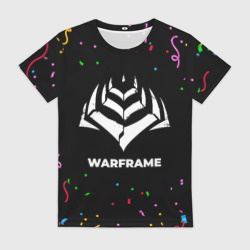 Женская футболка 3D Warframe конфети