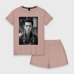 Женская пижама с шортиками хлопок Dylan Wang актер