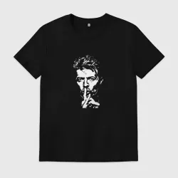 Мужская футболка хлопок David Bowie abstract portrait