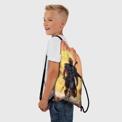 Рюкзак-мешок 3D Идущий мандалорец - фото 2