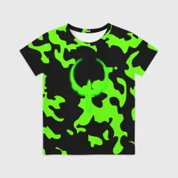 Детская футболка 3D Quake camo