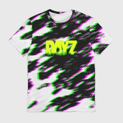 Мужская футболка 3D Dayz кислотные краски