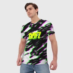 Мужская футболка 3D Dayz кислотные краски - фото 2