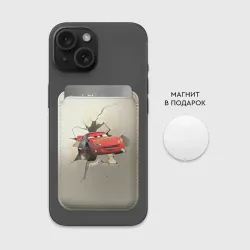 Картхолдер Magsafe магнитный Молния сквозь стену - Тачки - фото 2