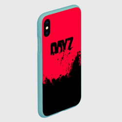 Чехол для iPhone XS Max матовый Dayz черные краски - фото 2