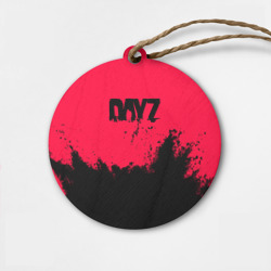 Деревянная игрушка круг Dayz черные краски