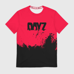 Мужская футболка 3D Dayz черные краски