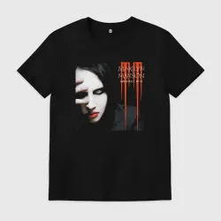 Мужская футболка хлопок Marilyn Manson band