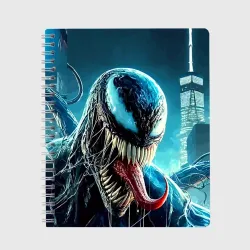 Тетрадь Venom in metropolis - ai art neon fantasy