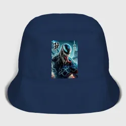 Детская панама хлопок Venom in New York city - ai art fantasy