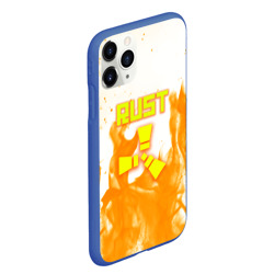 Чехол для iPhone 11 Pro Max матовый Rust flame - фото 2